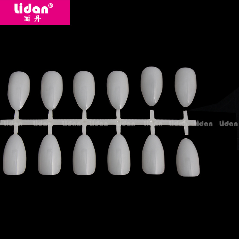 Lidan's new teardrop-shaped nail art color card, foldable flat bottom practice color card, nail art color board tool, 120 pieces Specification image