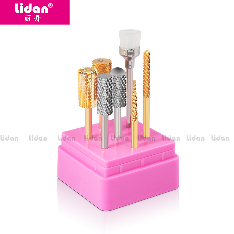 LIDAN tungsten steel grinding head set, 7-piece set of quick nail removal and non-overheating electric grinding machine accessories details Picture