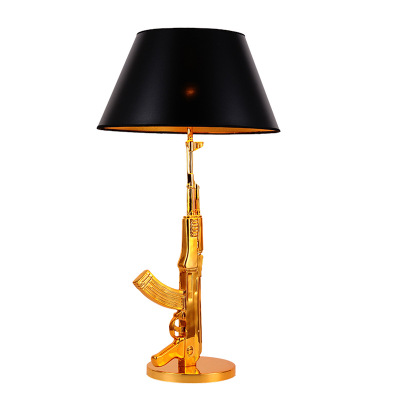 Postmodern simple living room bedroom hall hotel study long gun floor lamp AK47 lamps