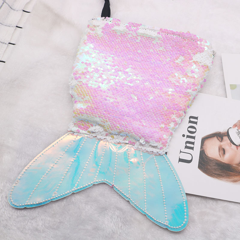 Highly recommended! Mermaid sequined European and American style storage bags, waist bags, crossbody bags, multi-functional manufacturer wholesale