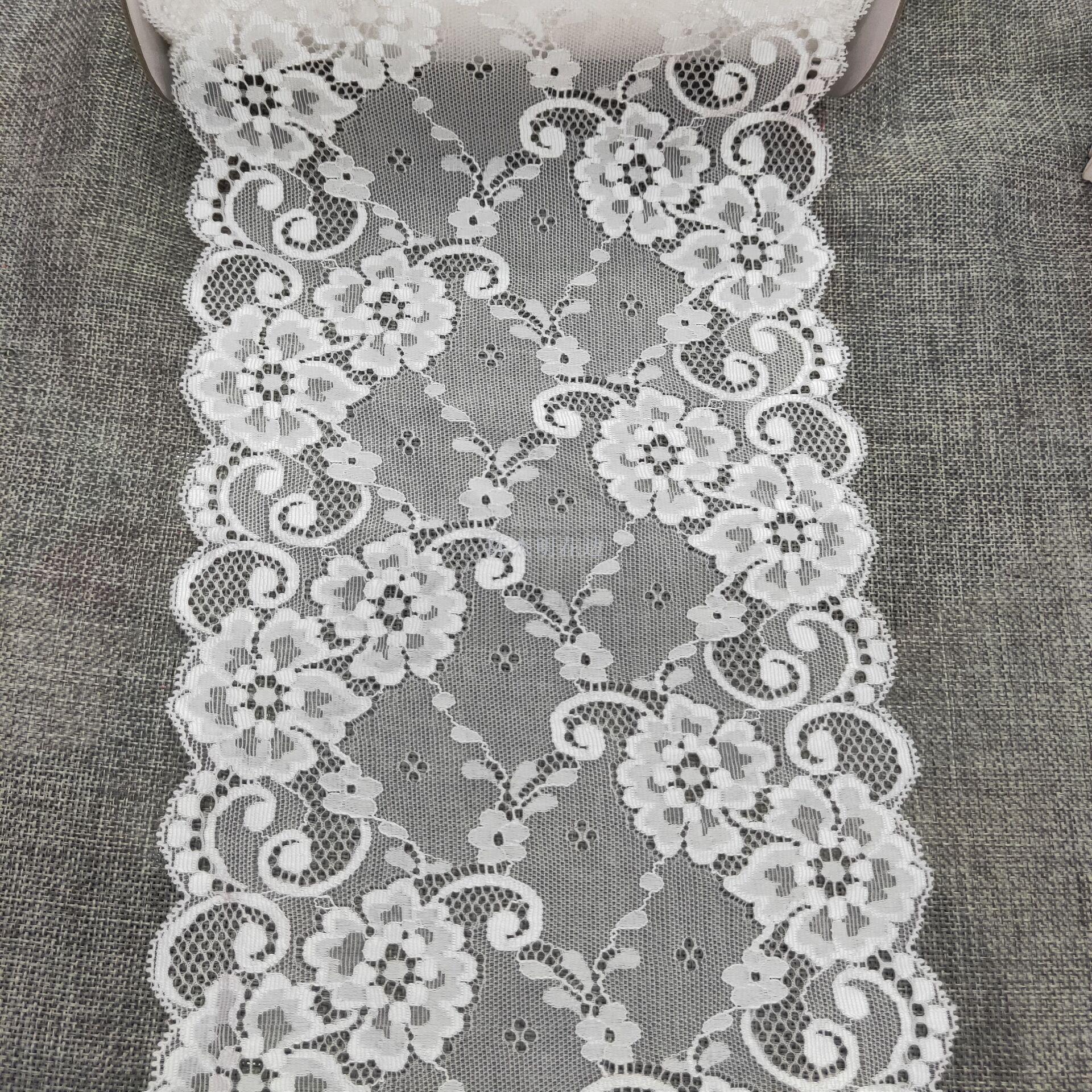 Handmade diy baby clothes fabric with delicate elastic lace trim Application Scenario