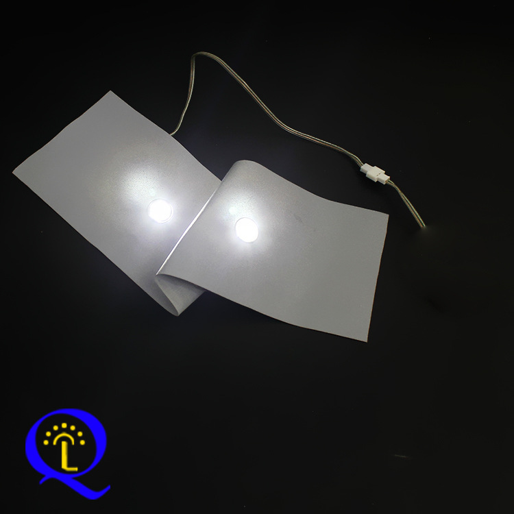 LED反光背心安全背心反光马夹灯带灯条LED软灯条细节图