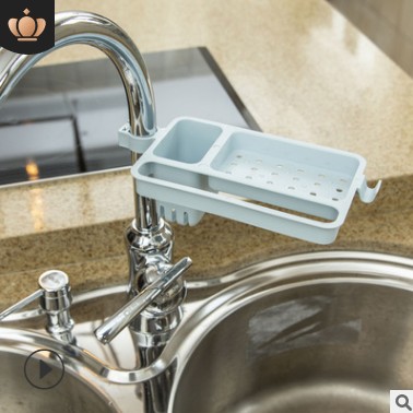 Faucet Drain Rack Sink Storage Rack Adjustable Sink Sponge Rag Drain Rack details Picture