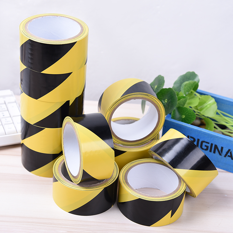 New custom PVC floor warning tape, floor warehouse workshop tape, zebra marking tape manufacturer wholesale details Picture