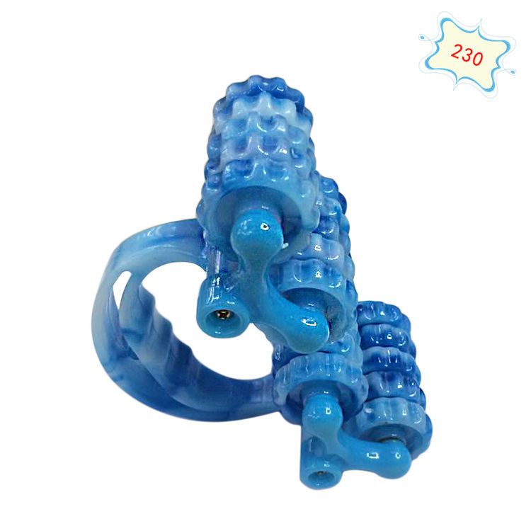 230 Manual Massager Four-Wheel Massage Car Whole Body Abdominal Back Leg Lunar Rover Massager Specification drawing