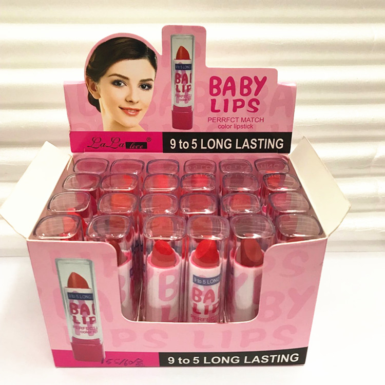 24 square tubes of 12 color mixed lipstick lipstick wholesale lipstick wax
