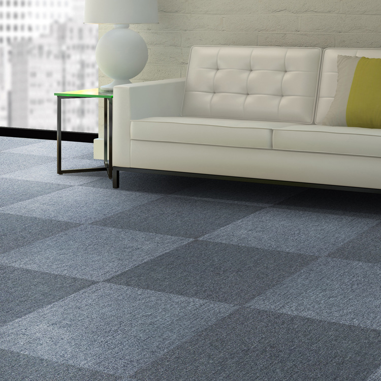 Office carpet splicing square full paved office building project tufted hotel commercial PVC bedroom