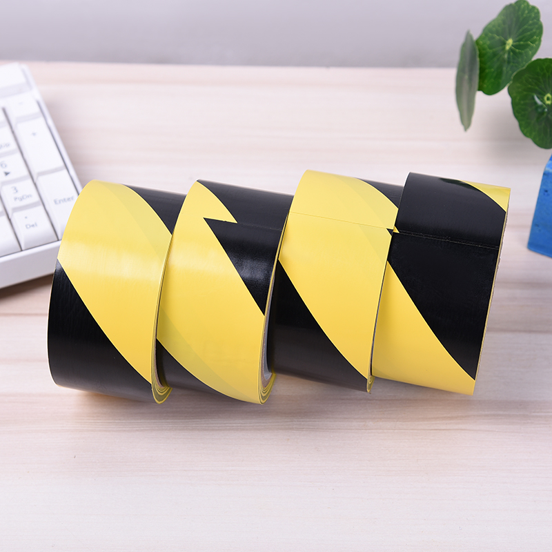 New custom PVC floor warning tape, floor warehouse workshop tape, zebra marking tape manufacturer wholesale Specification image