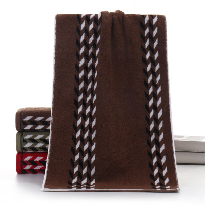 One-piece delivery of pure cotton daily necessities, wedding return gift, dark towel 35*75, pure cotton towel manufacturer wholesale details Picture