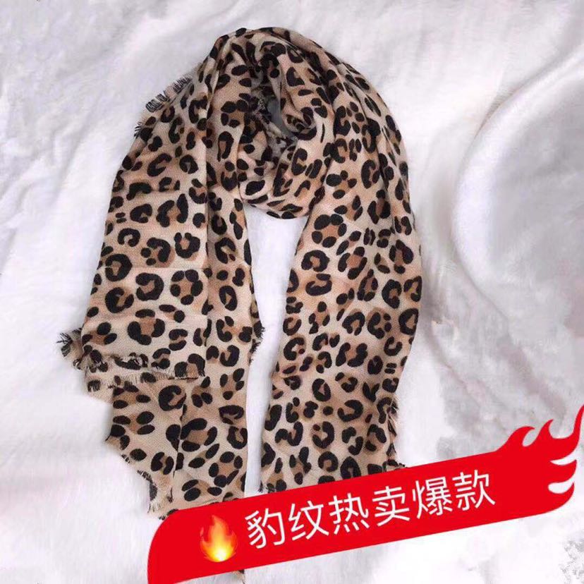 2018年韩版最火爆潮流印花豹纹