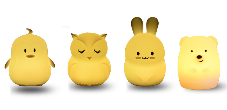 Medium animal silicone lamp patting color changing lamp remote control silicone lamp more than choose manufacturers direct sales