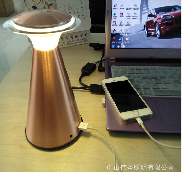 LED touch desk lamp, a multi-functional creative lamp that can charge mobile phones, offers one-piece consignment factory sales Application Scenario