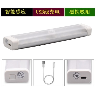 Mini cabinet light manufacturer wholesale, light-sensing human body sensor night light bookcase light details Picture