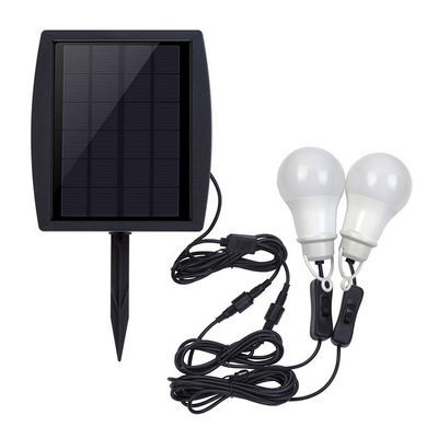 Solar power outage emergency products, solar energy storage double bulbs