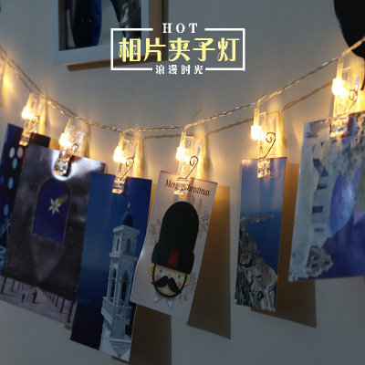 Photo clip lamp string accessories new fancy LED lamp string full figure