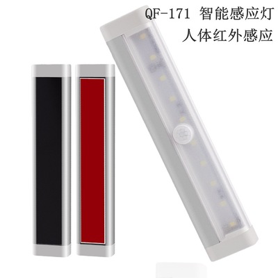Mini cabinet light manufacturer wholesale, light-sensing human body sensor night light bookcase light Specification image