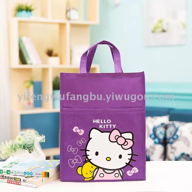600D cartoon custom primary and secondary school students tutorial bag Oxford cloth tote bag book storage bag thumbnail