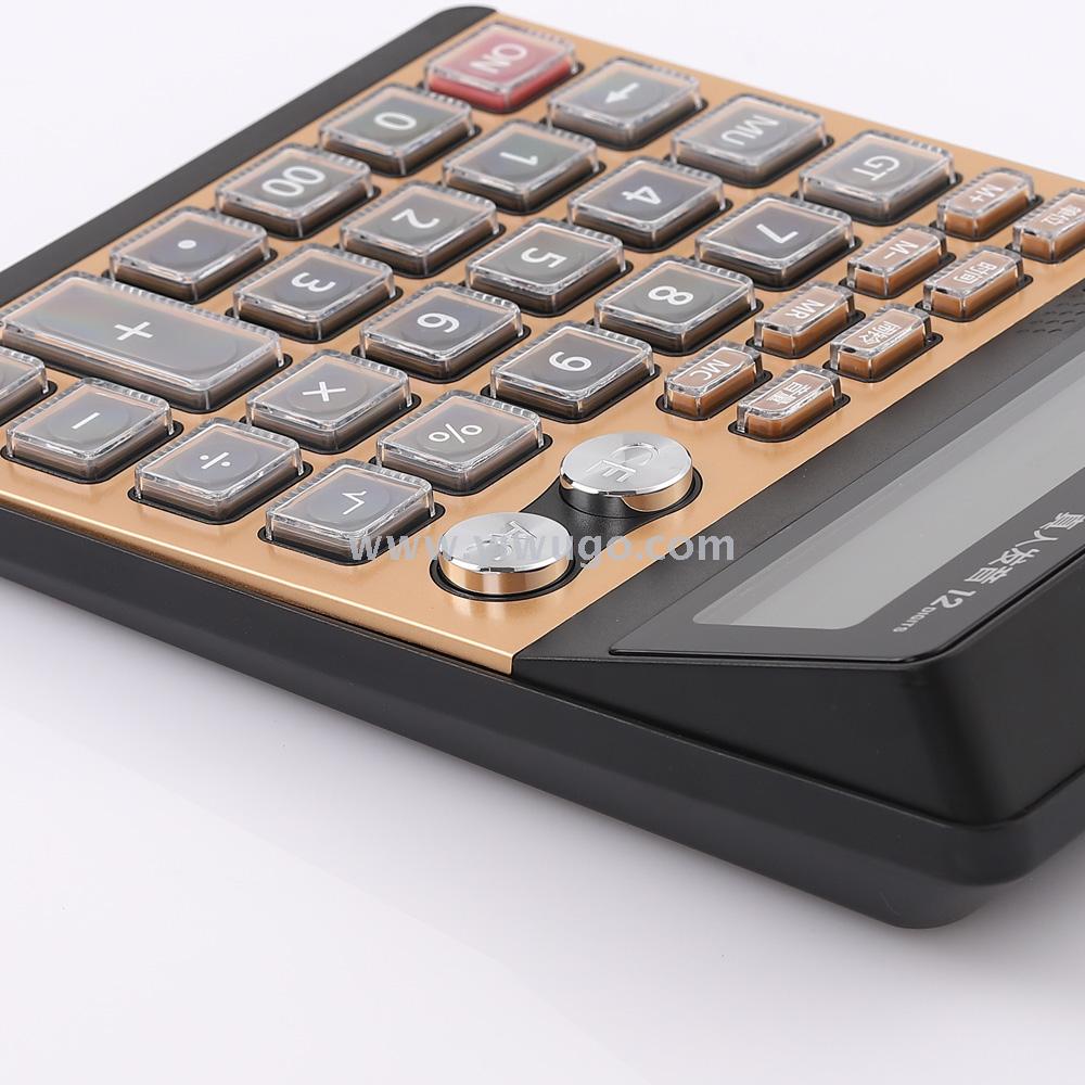 大号语音验钞计算器 台式财务办公真人发音计算机众成JS-2013产品图