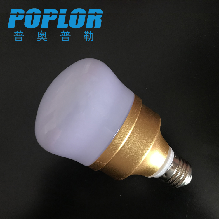 LED土豪金葫芦娃球泡灯 18W全封闭三防灯 恒流高富帅铝灯泡
