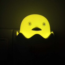 Yellow duck light control sensor night light intelligent lamp bedroom bedside lamp small gifts customized