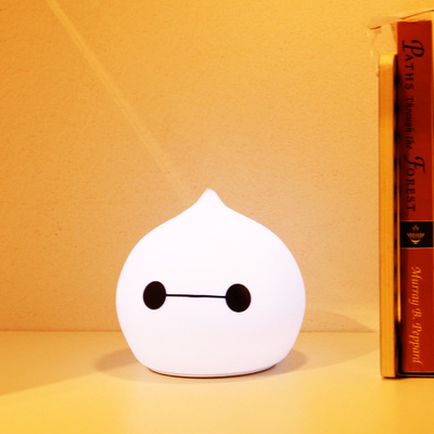 Smart sensor small night light droplet silica gel small night light charging LED corridor light