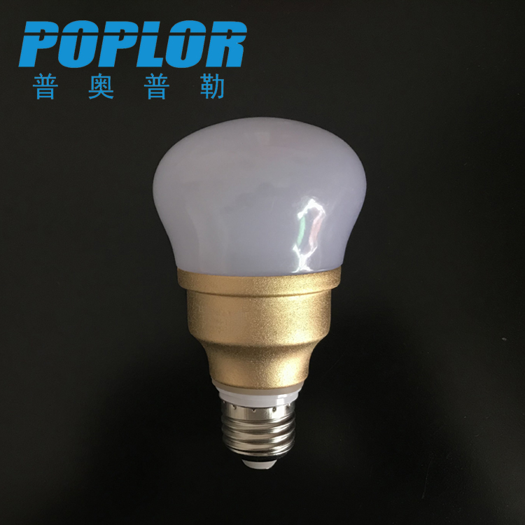 LED土豪金葫芦娃球泡灯 13W全封闭三防灯 恒流高富帅铝灯泡产品图