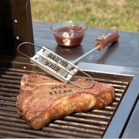 火烙印 烧烤烙印 烤肉烙印烙印 英文字母BBQ branding iron