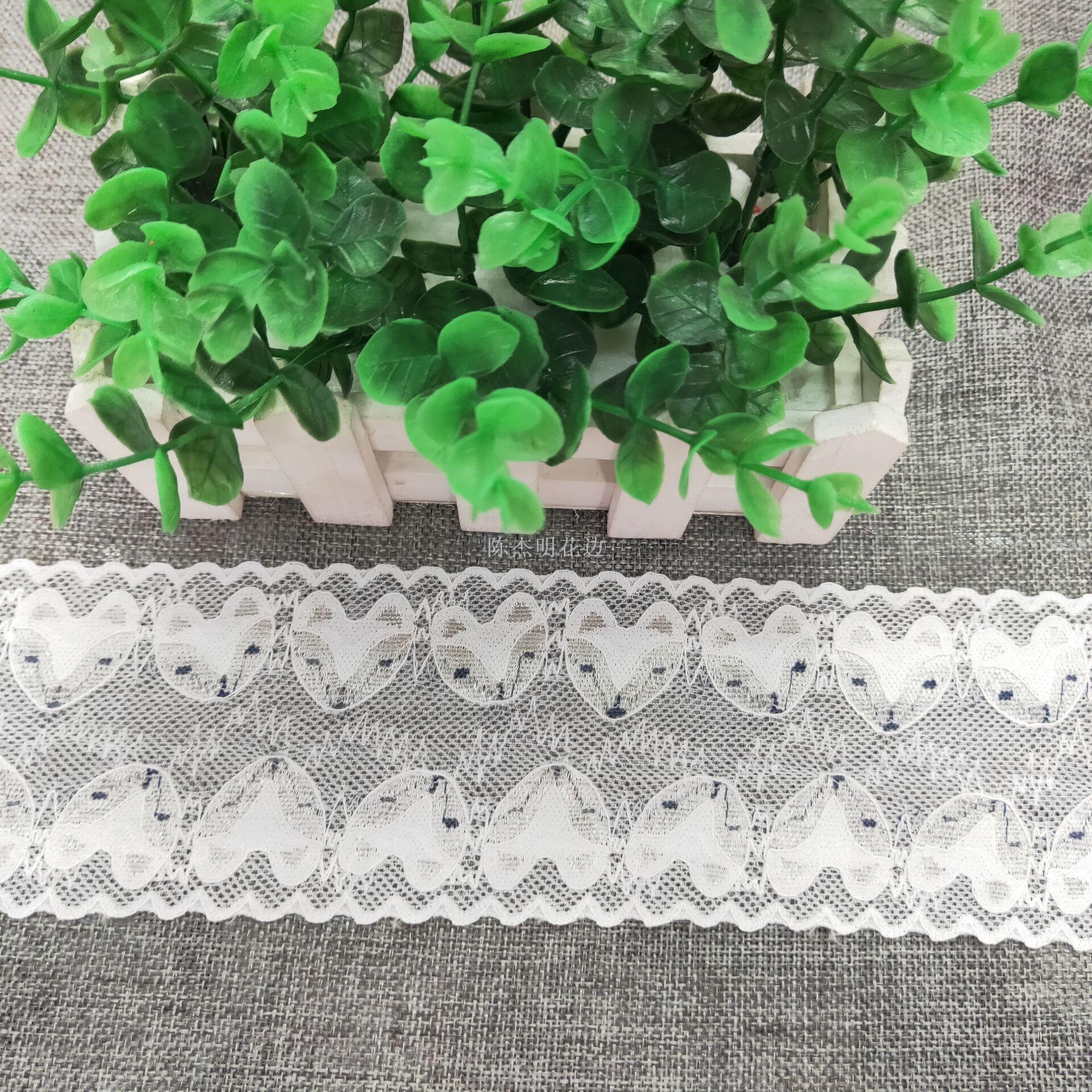 New double-sided symmetrical fox head lace sock clothing DIY bestsellers details Picture
