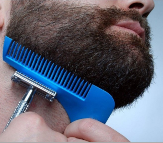 In stock: Beard Bro Beard Shaping Tool Beard styling template tool Beard brush comb