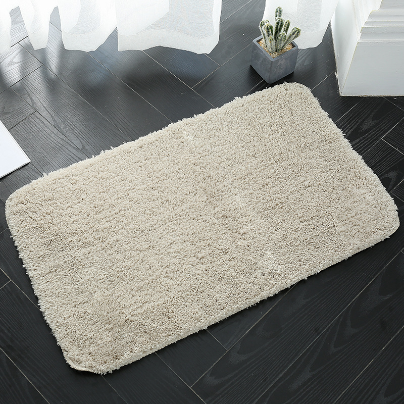 超细纤维长毛地垫进门脚垫客厅卧室卫生间吸水防滑拉毛榻榻米