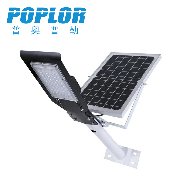 LED solar street light head 60W light control with remote control street light garden light waterproof community street light