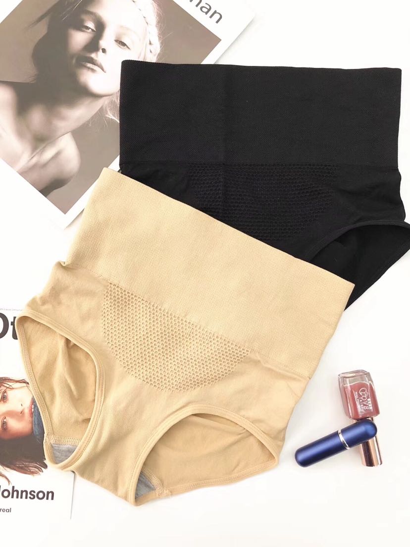 Ika Sherman Honeycomb Warm Palace High-Waisted Seamless Underwear details Picture