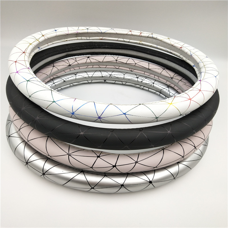 热销外贸出口轿车通用汽车方向盘套通用PU把套批发M号