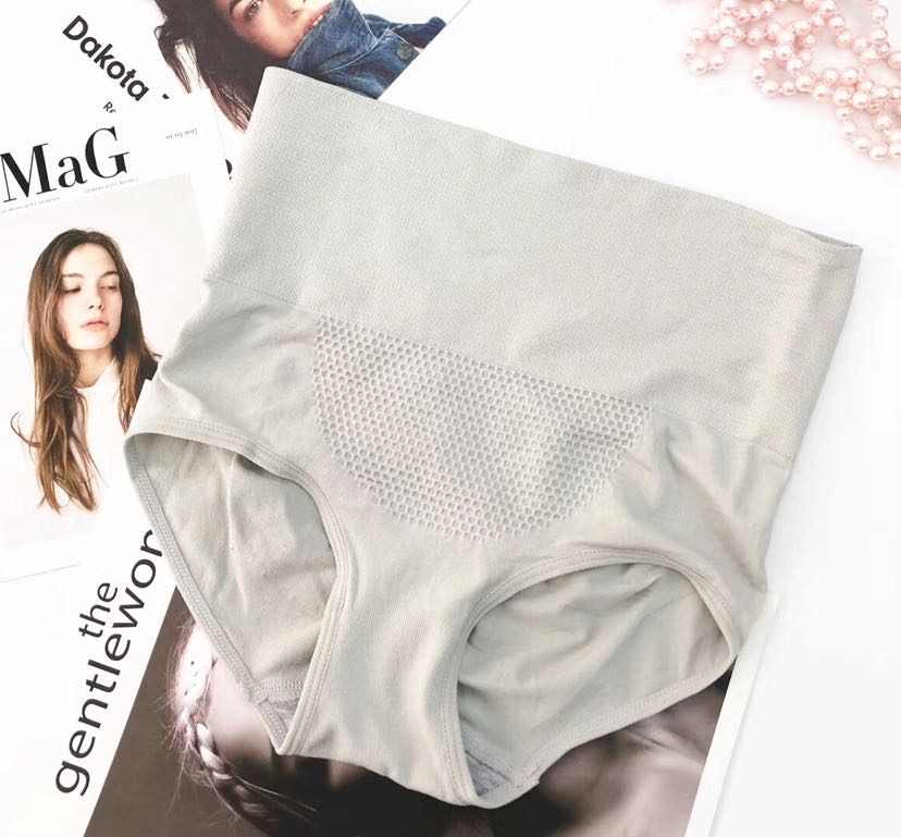 Ika Sherman Honeycomb Warm Palace High-Waisted Seamless Underwear Specification drawing