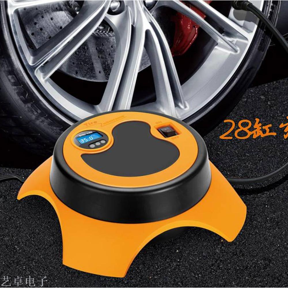 智能数显便携式充气泵车载轮胎打气迷你充气泵