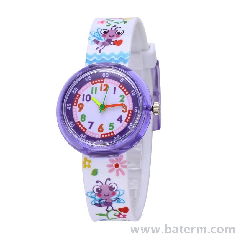 New best-selling compact, colorful digital printed strap children's watch cartoon student watch Application Scenario