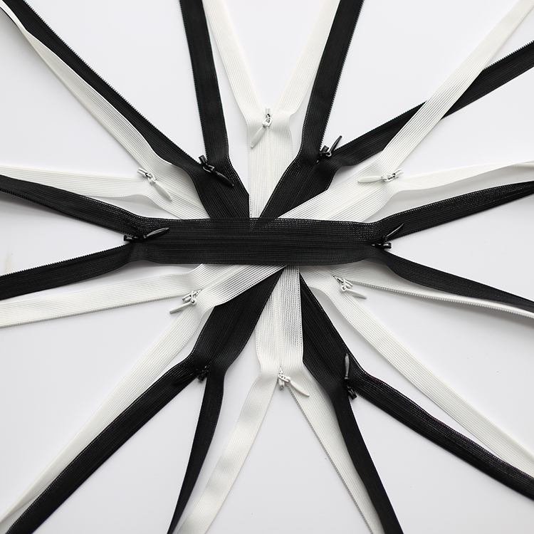 隐形拉链双头拉锁开口产后喂奶外出哺乳衣暗拉链