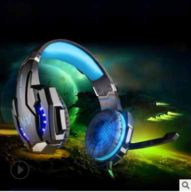 Amazon foreign trade due to zhuo G9000 game headset headphone headset chicken cable - controlled headphones