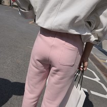 Fleece sweatpants and fleece chunky sweatpants fleece casual pants plus size pants