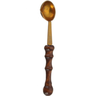 Fire seal, fire spoon with retro wooden handle, fire spoon heating wax particles accessory Ib4 details Picture