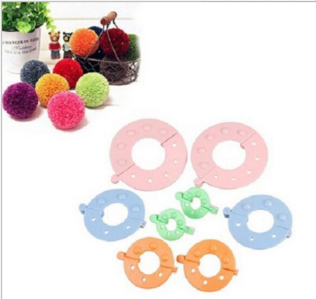 编织工具绒球器4种规格盒装中英文说明制球器 纸盒装 80g