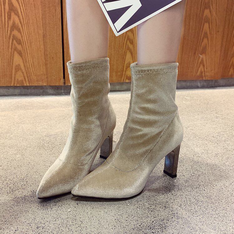 完美渡跟时装靴