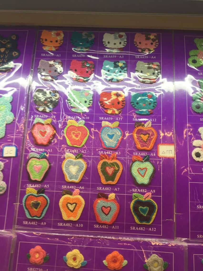 阿里热卖卡通动物植物头饰 时尚服装辅料贴标批发有样本产品图