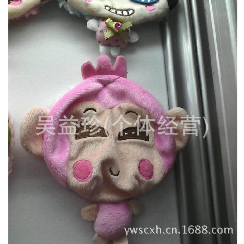 厂家直销低价供应卡通立体猴仔耳包 耳包辅料批发可来样加工