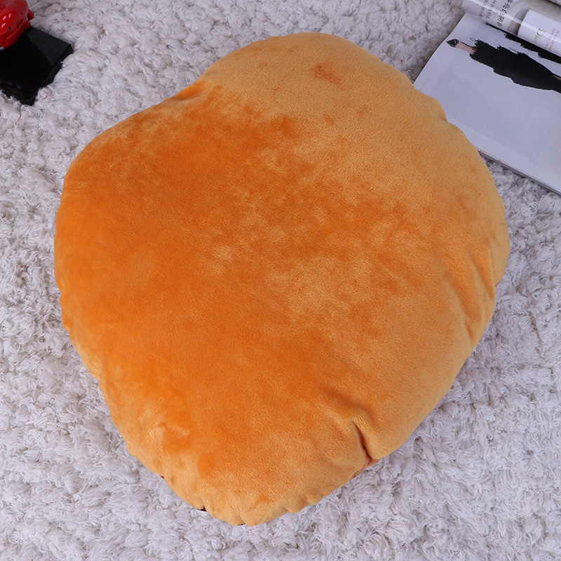 厂家直销家居3D印花面包零食抱枕 披萨靠枕 牛排抱枕毛绒玩具礼物详情图2