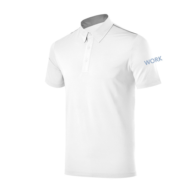 Manufacturers customized golf lapel polo shirt environmental protection quick drying advertising shirt culture shirt printed word LOGO