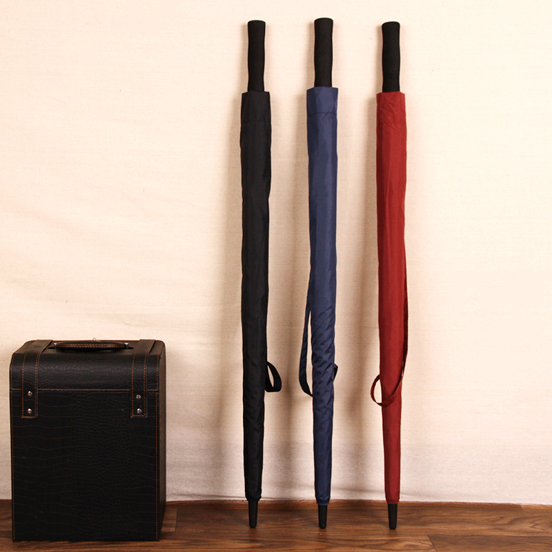 雨伞双层防风高尔夫直杆伞阳伞超大长柄伞可定制logo广告伞雨芭蕾细节图