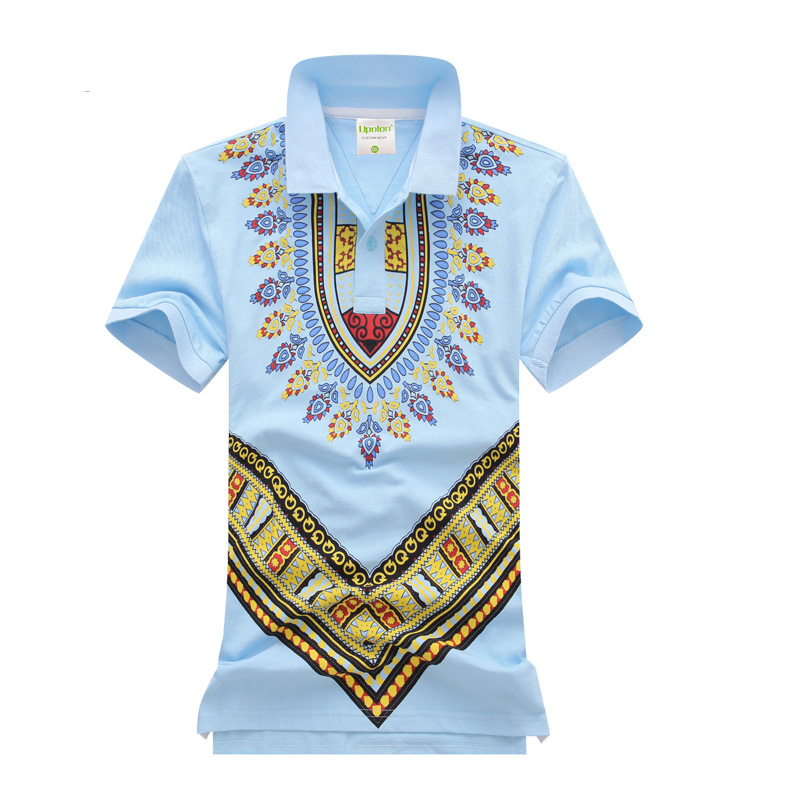 High-end custom-made casual ethnic-style all-cotton lapel Polo shirts, work clothes, short-sleeved advertising shirts, T-shirts with printed words Specification drawing