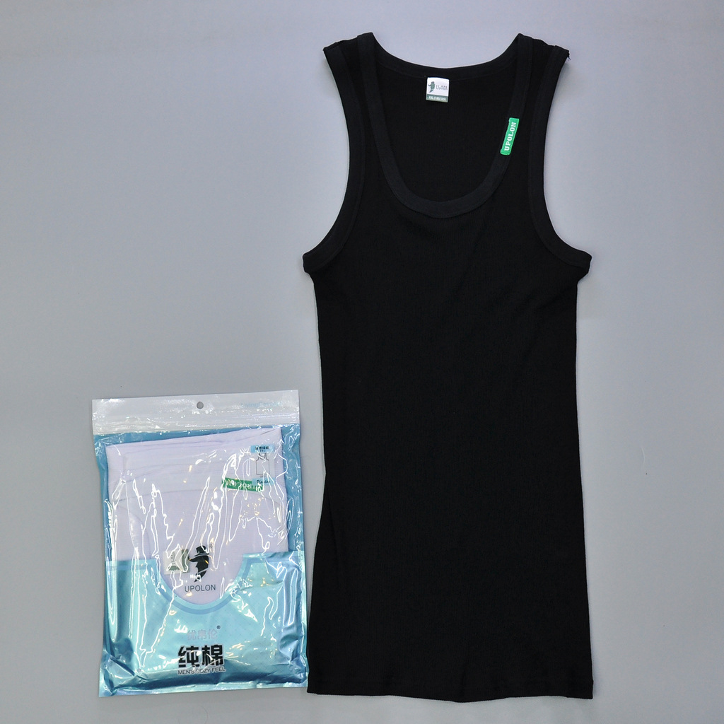 Yiwu good goods summer bodybuilding men pure cotton base vest sports large size slim-fit fitness combed cotton