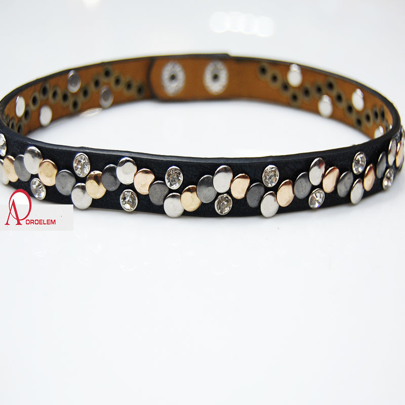 男女时尚个性朋克风多圈手链多圈手镯防过敏点钻手环工厂加工定做图